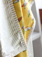 Kids Quilts - Yellow kayaking Doodles