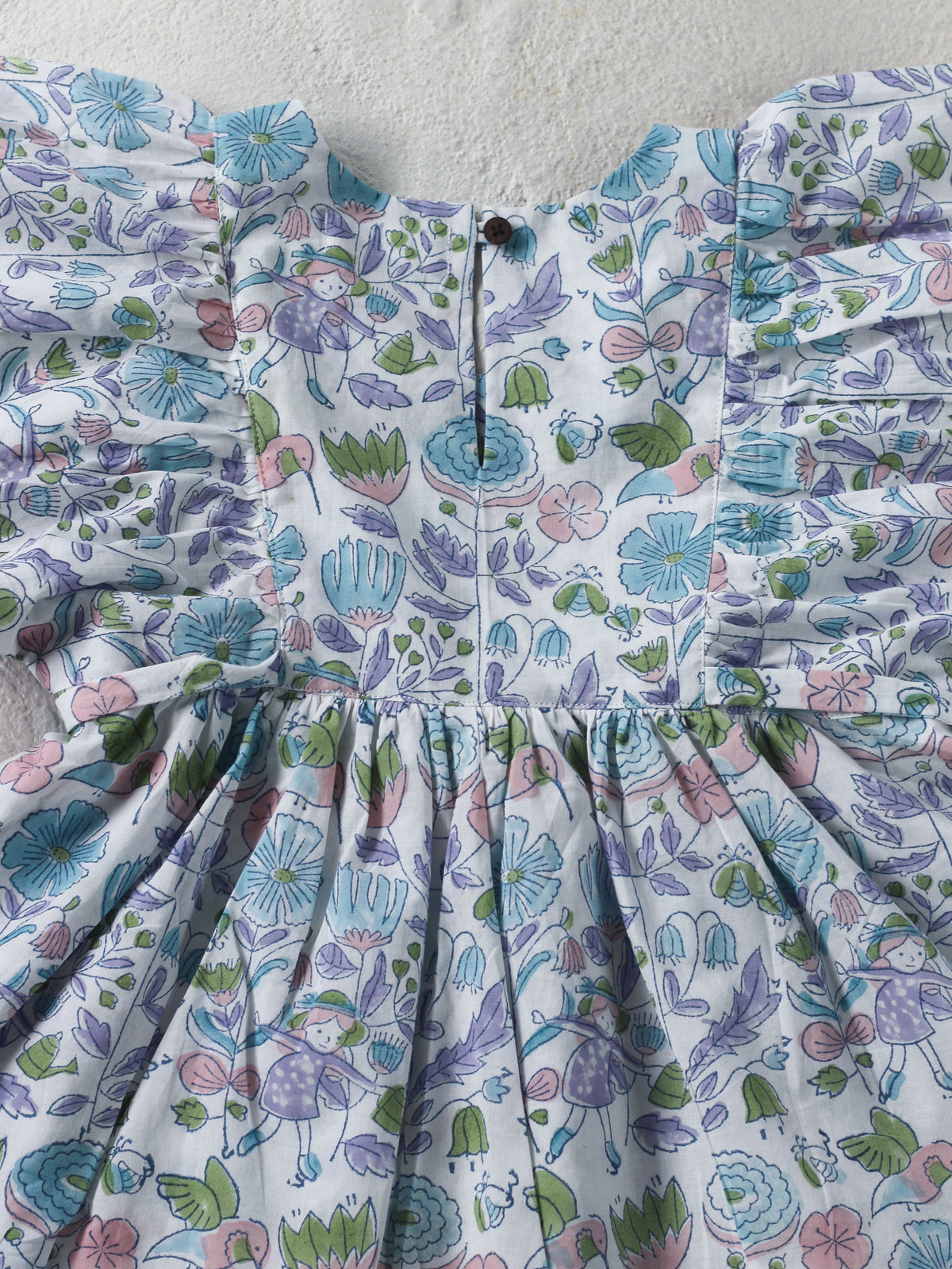 A Girl In Garden Dress