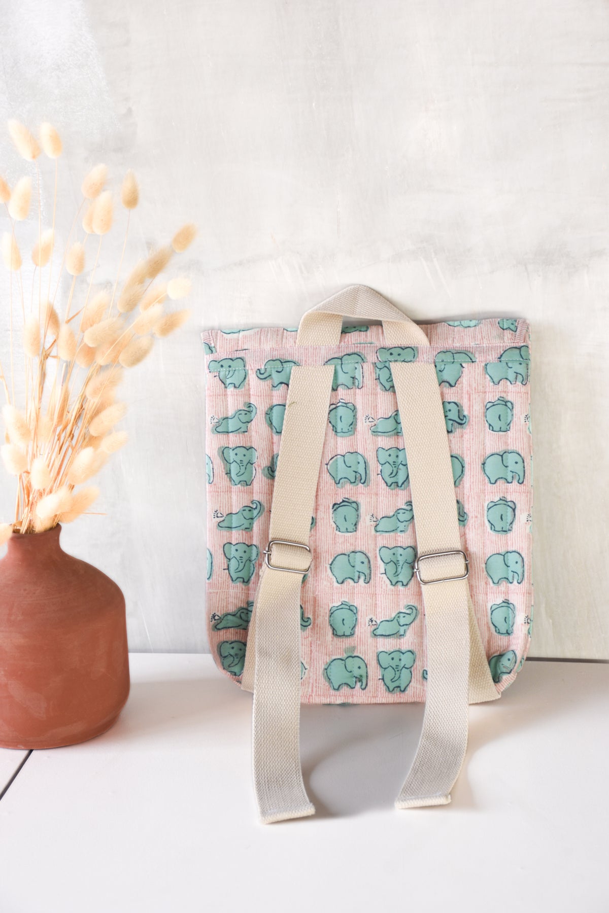 KIDS - MINT ELEPHANT BAG