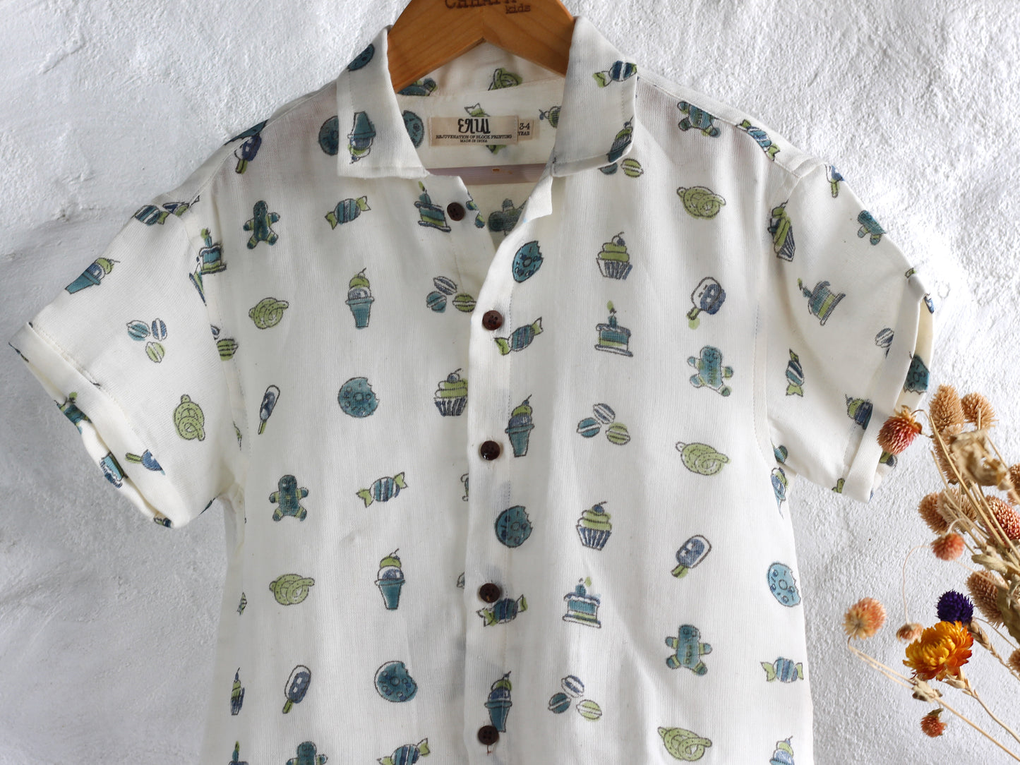 Birthday Muslin Shirt & Short Set