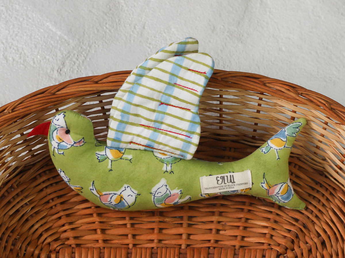 GREEN BIRDS SOFT TOY