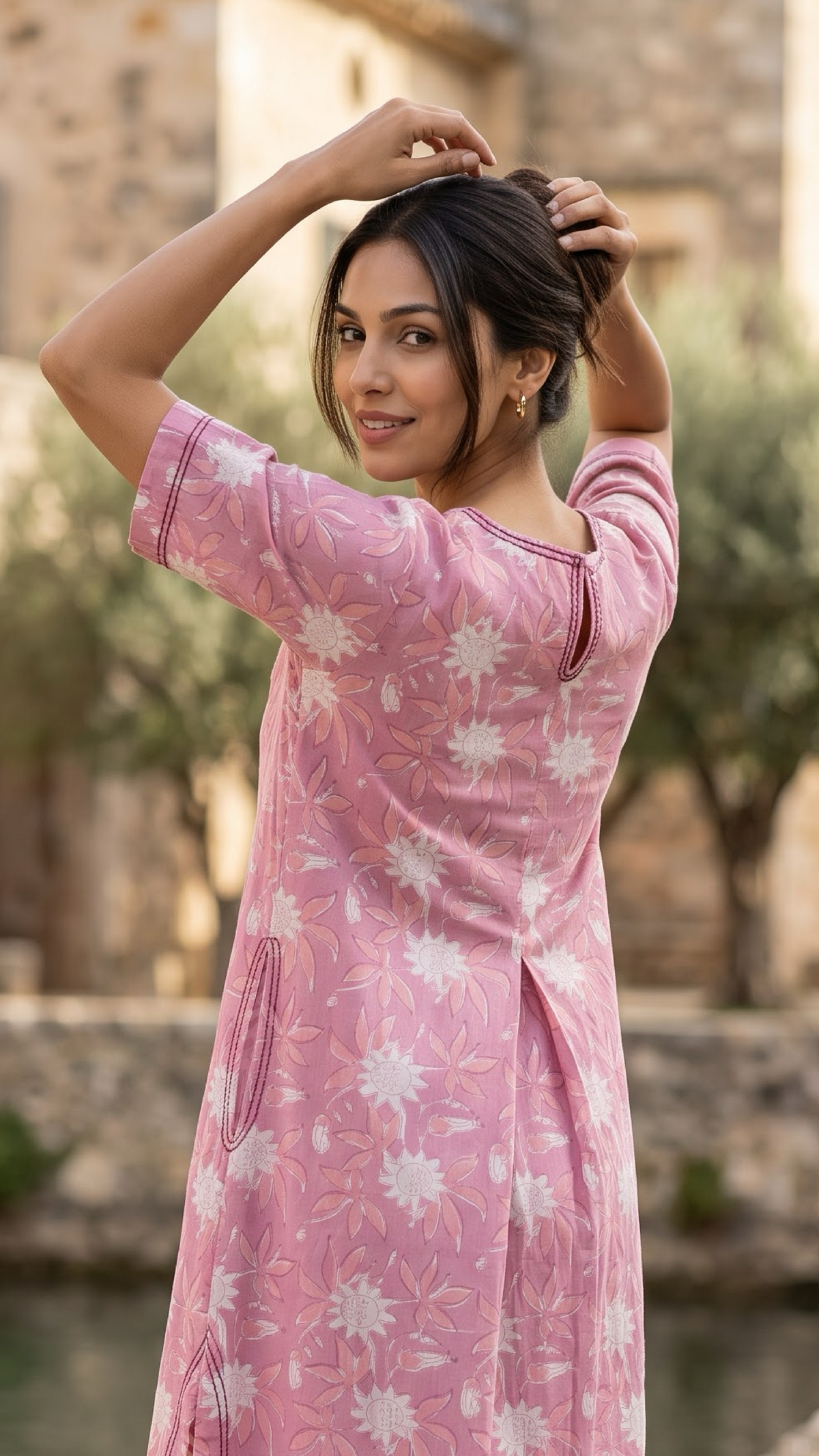 Blossom Pink Jaal Dress
