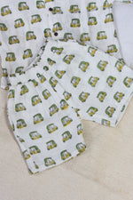 AUTO-RICKSHAW MUSLIN SHIRT & SHORT SET