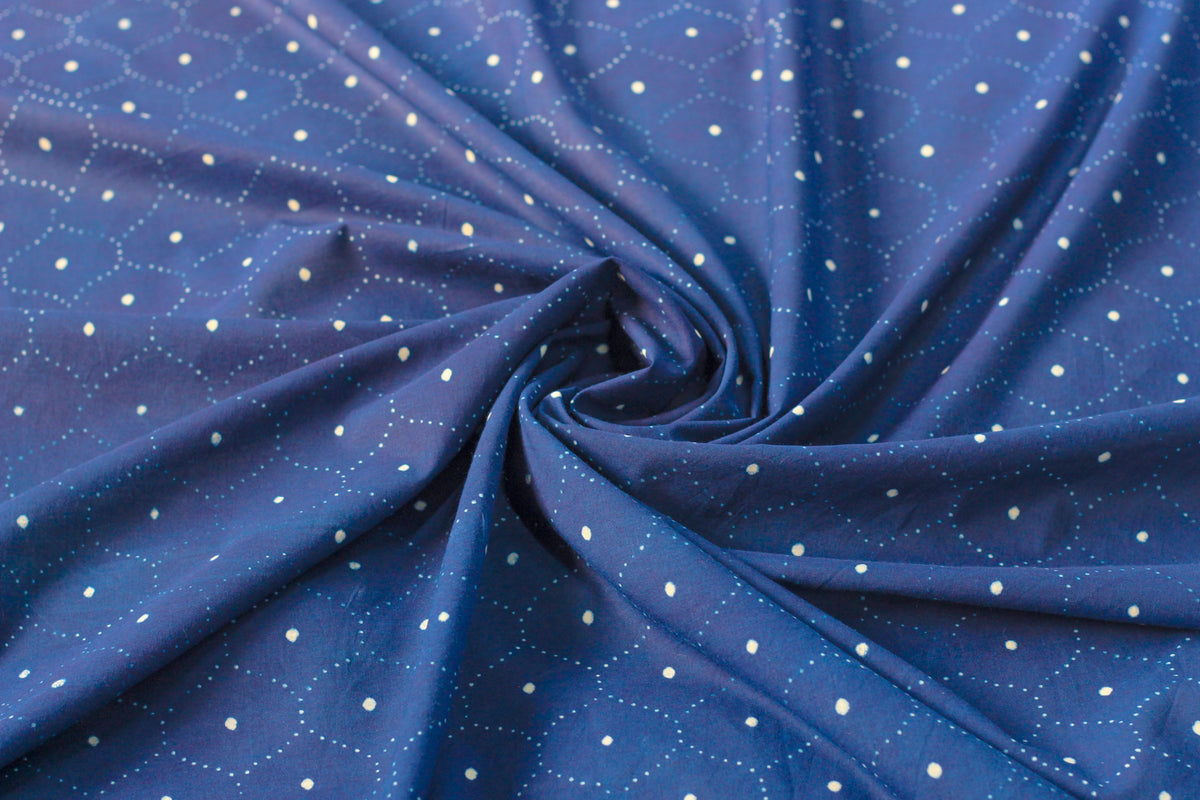 Fabric -Indigo Dana jaal