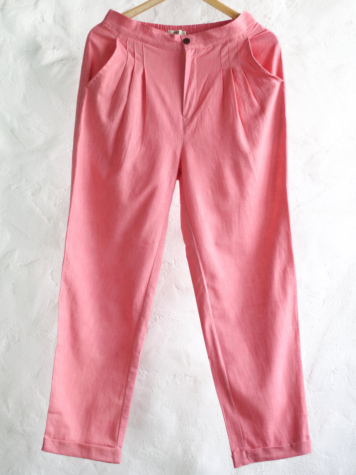 Cotton Coral Peach Pant