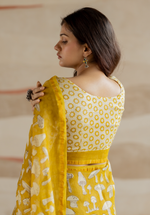 GOLDEN MUSHROOM - Chanderi Saree