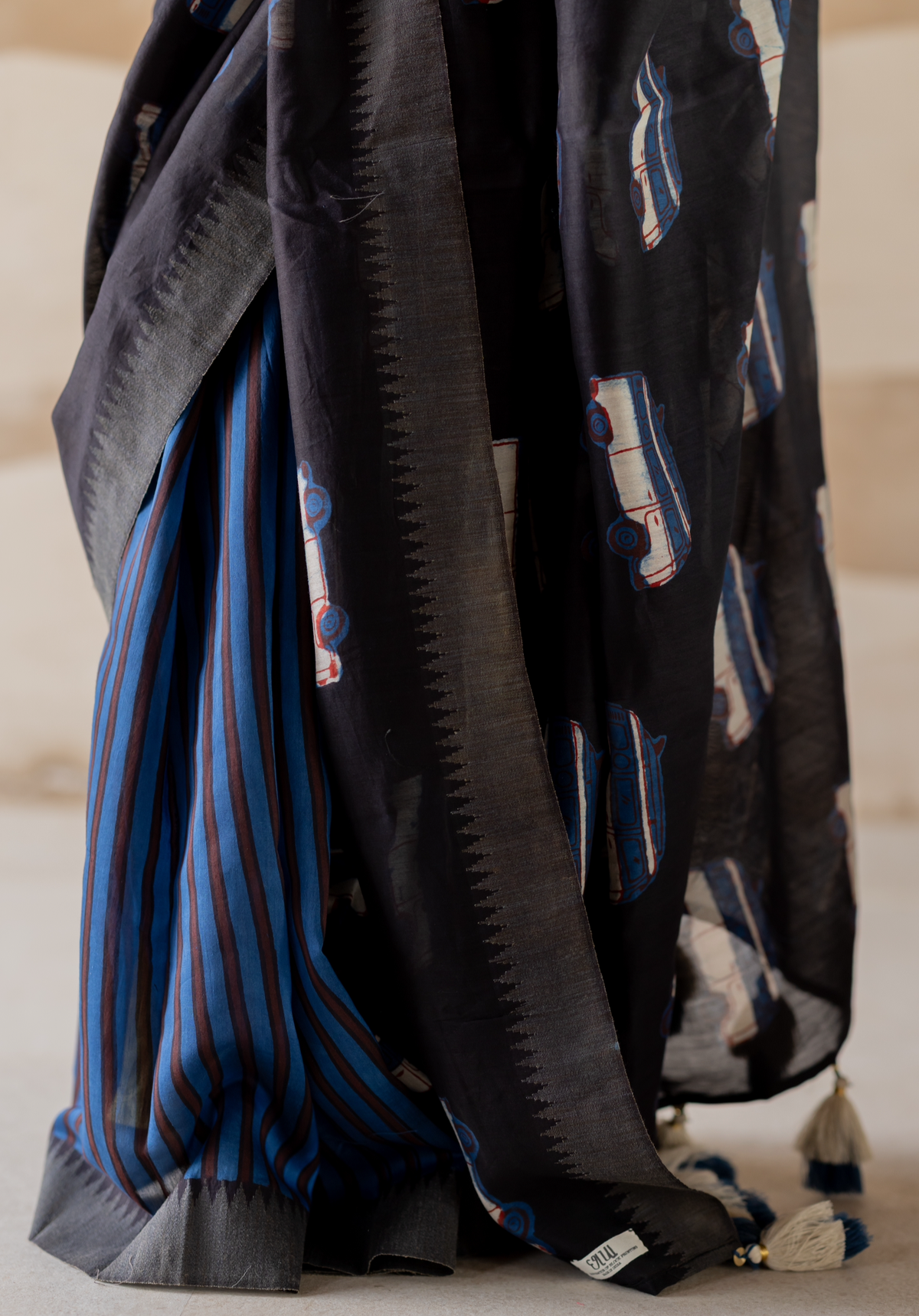KAALI SAWARI - Chanderi Saree