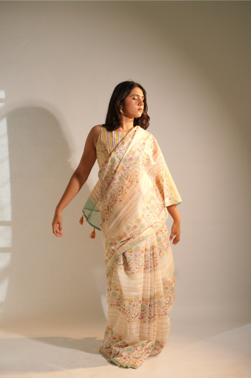 Anandi Chanderi Saree