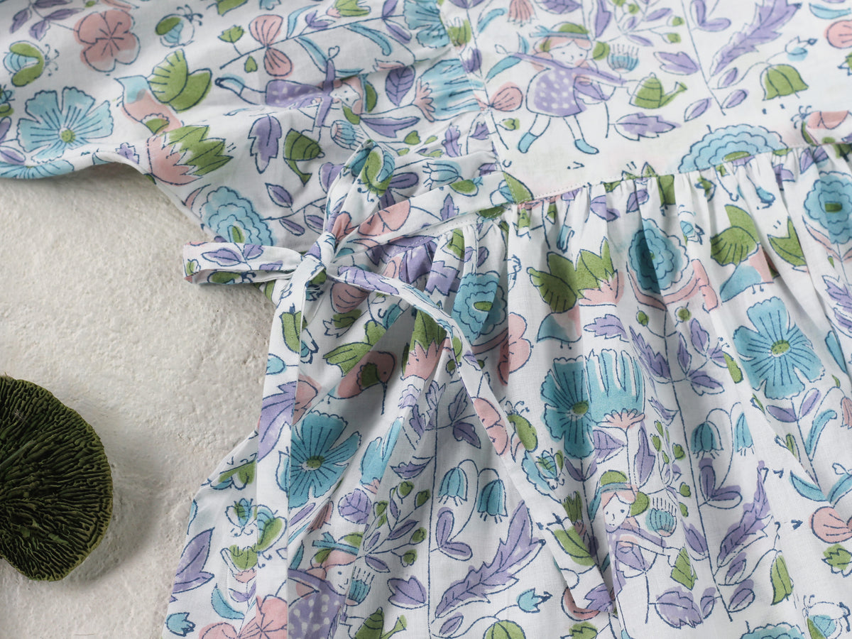 A Girl In Garden Dress