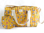 Yellow Space Duffle Bag