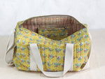 Yellow Birdie Duffle Bag