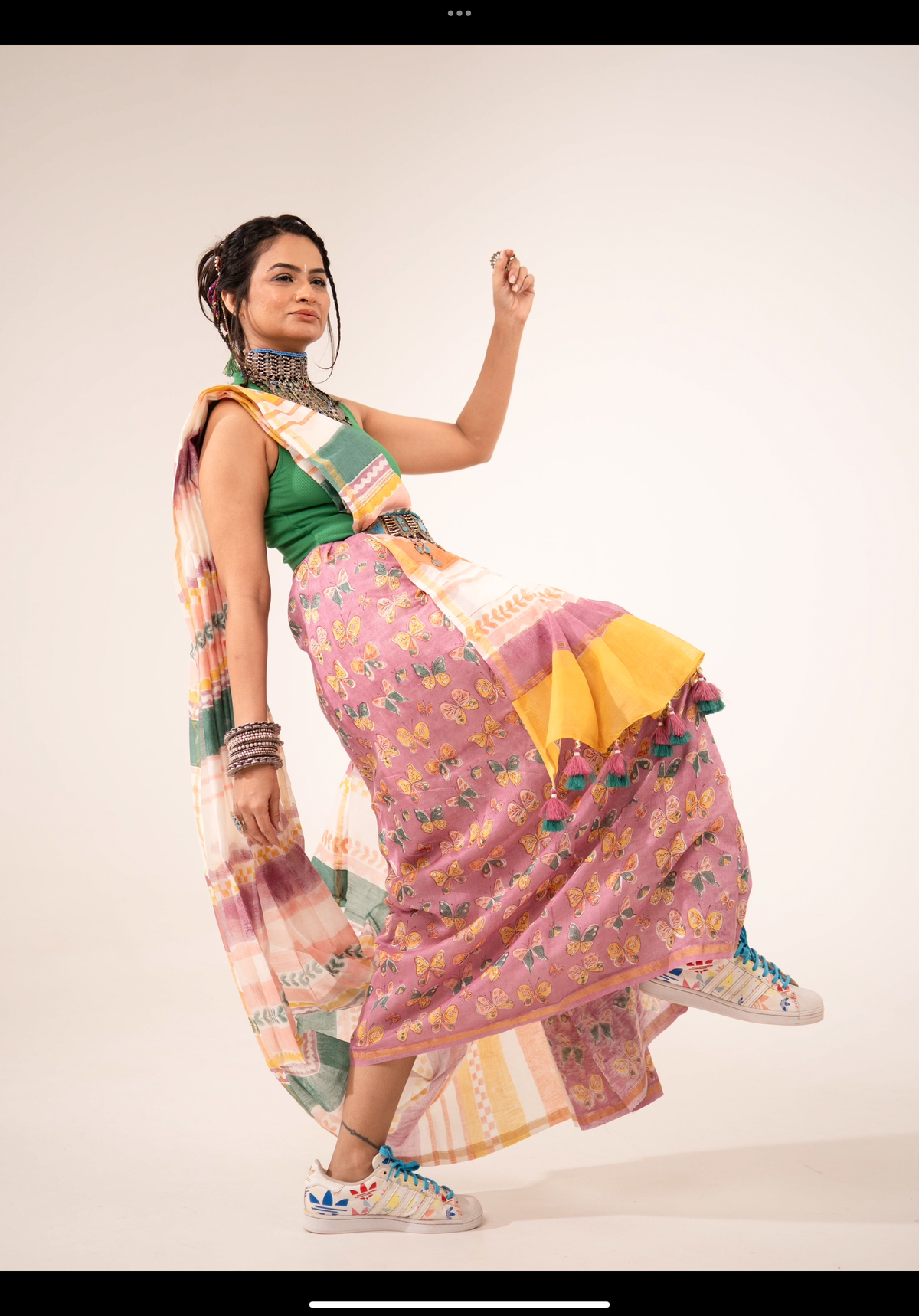 Carnival Chaderi Saree