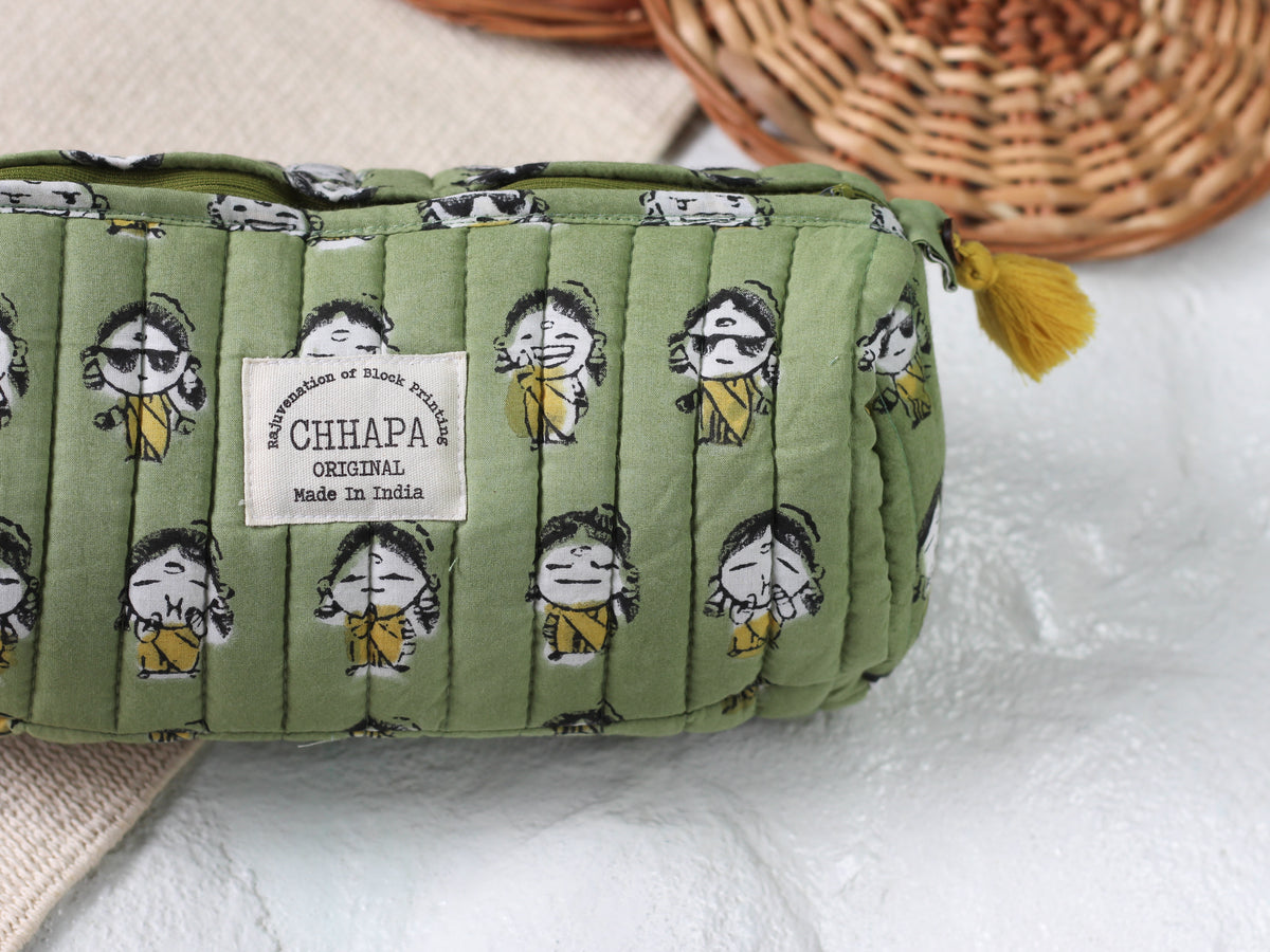 GREEN GUDDIYA POUCH