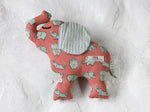 PEACH ELEPHANT SOFT TOY