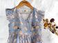 Peach lemon dress