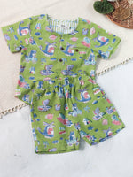 KIDS DINO IN SPACE SHIRT & SHORT SET