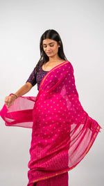 Phoolmala Chanderi Saree