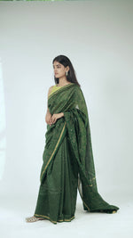 Hariyali Chanderi Saree