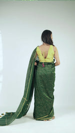 Hariyali Chanderi Saree