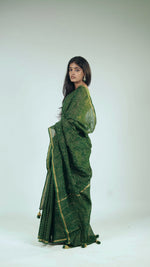 Hariyali Chanderi Saree