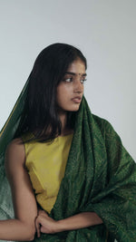 Hariyali Chanderi Saree