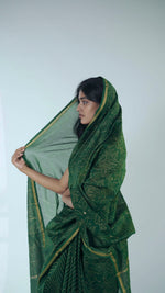 Hariyali Chanderi Saree
