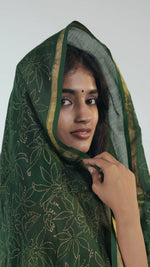 Hariyali Chanderi Saree