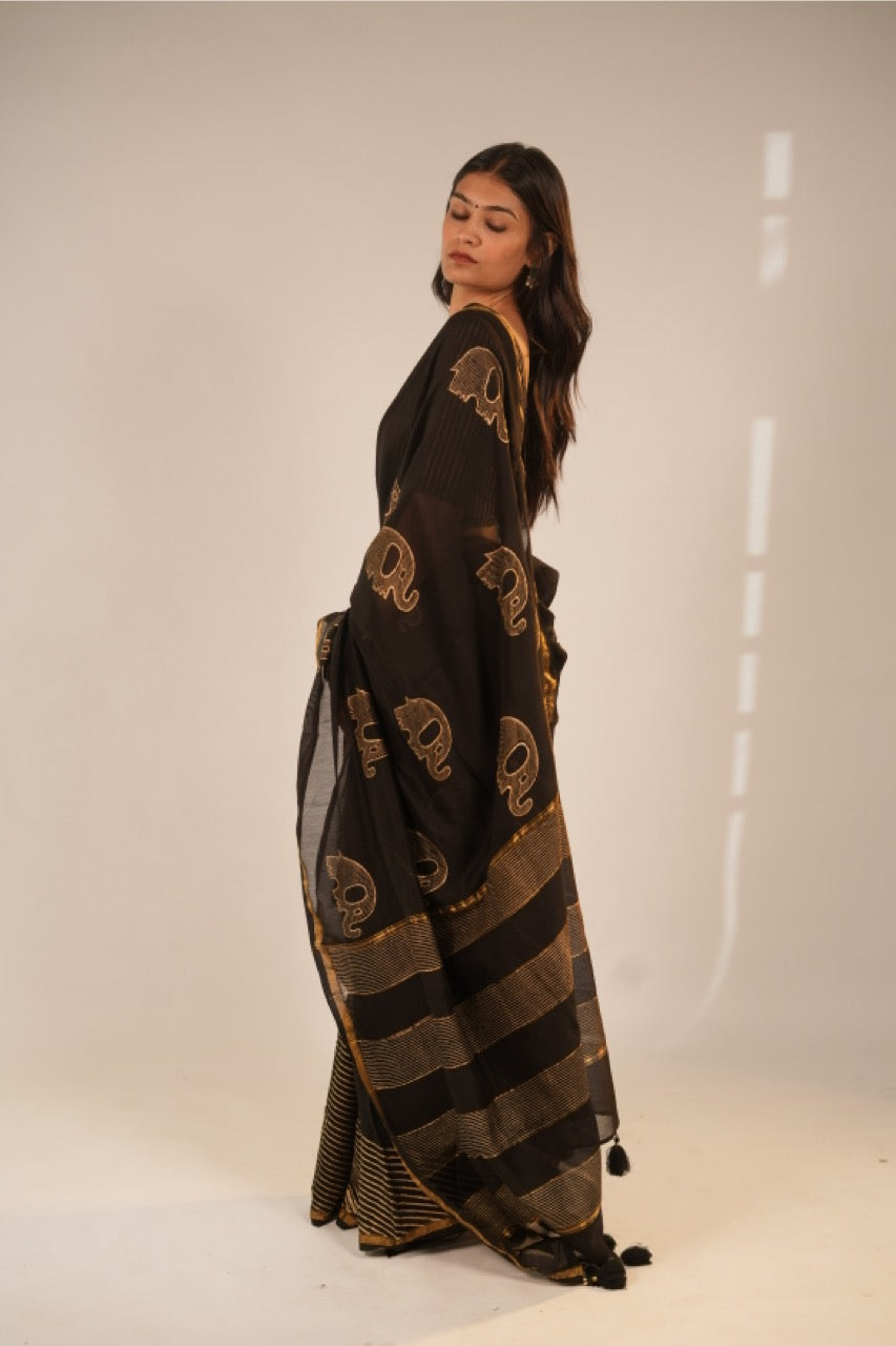 Adira Chanderi Saree