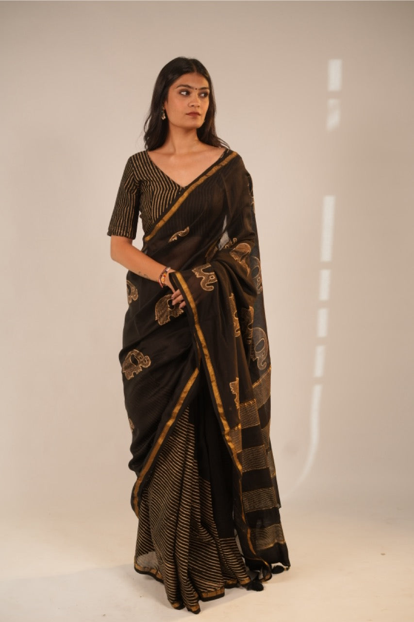 Adira Chanderi Saree