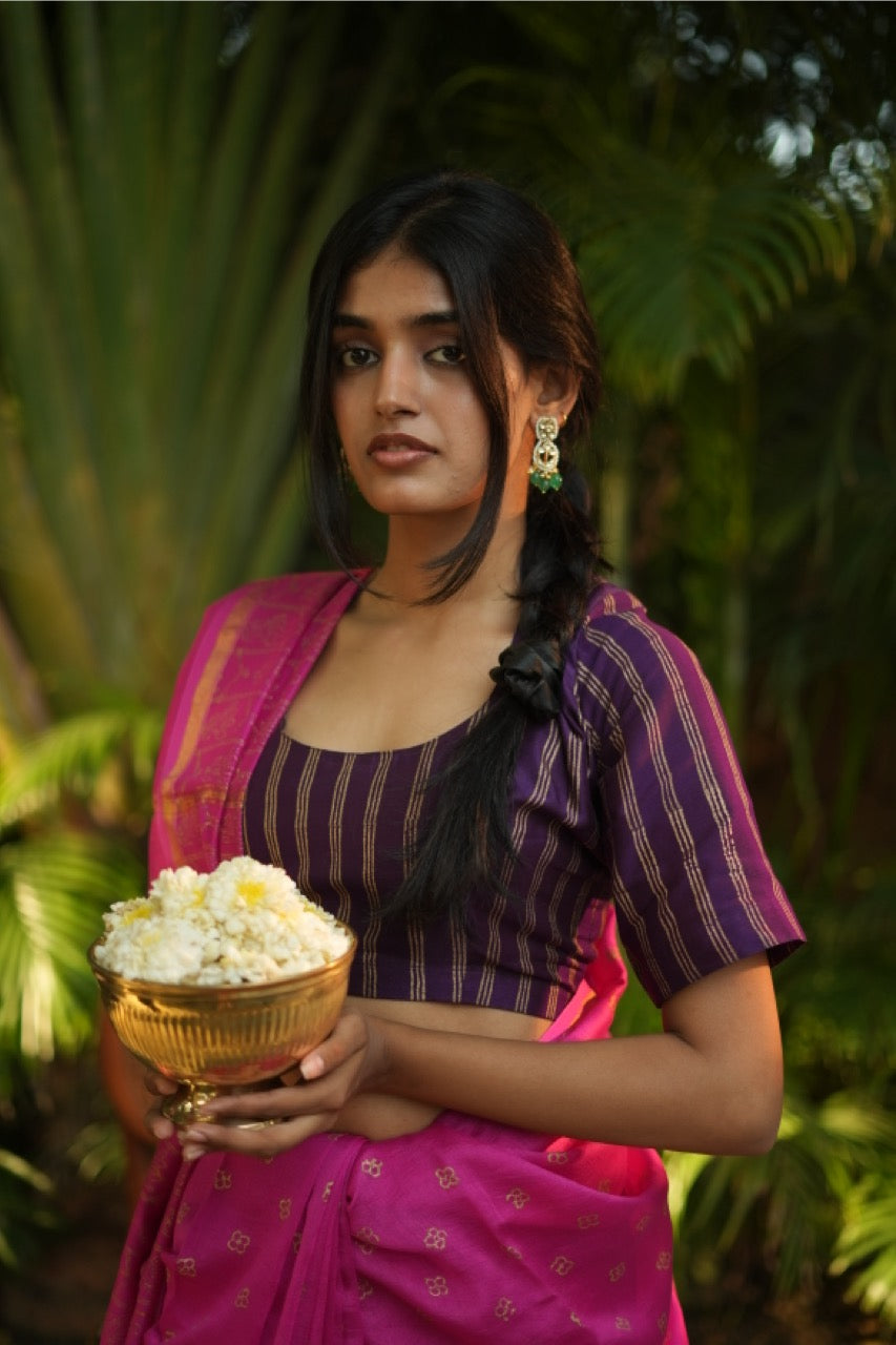 Phoolmala Chanderi Saree