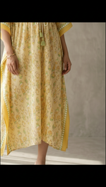 Kaftan- Fish in Yellow