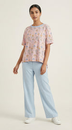 Bubble Blush Cotton T-shirt