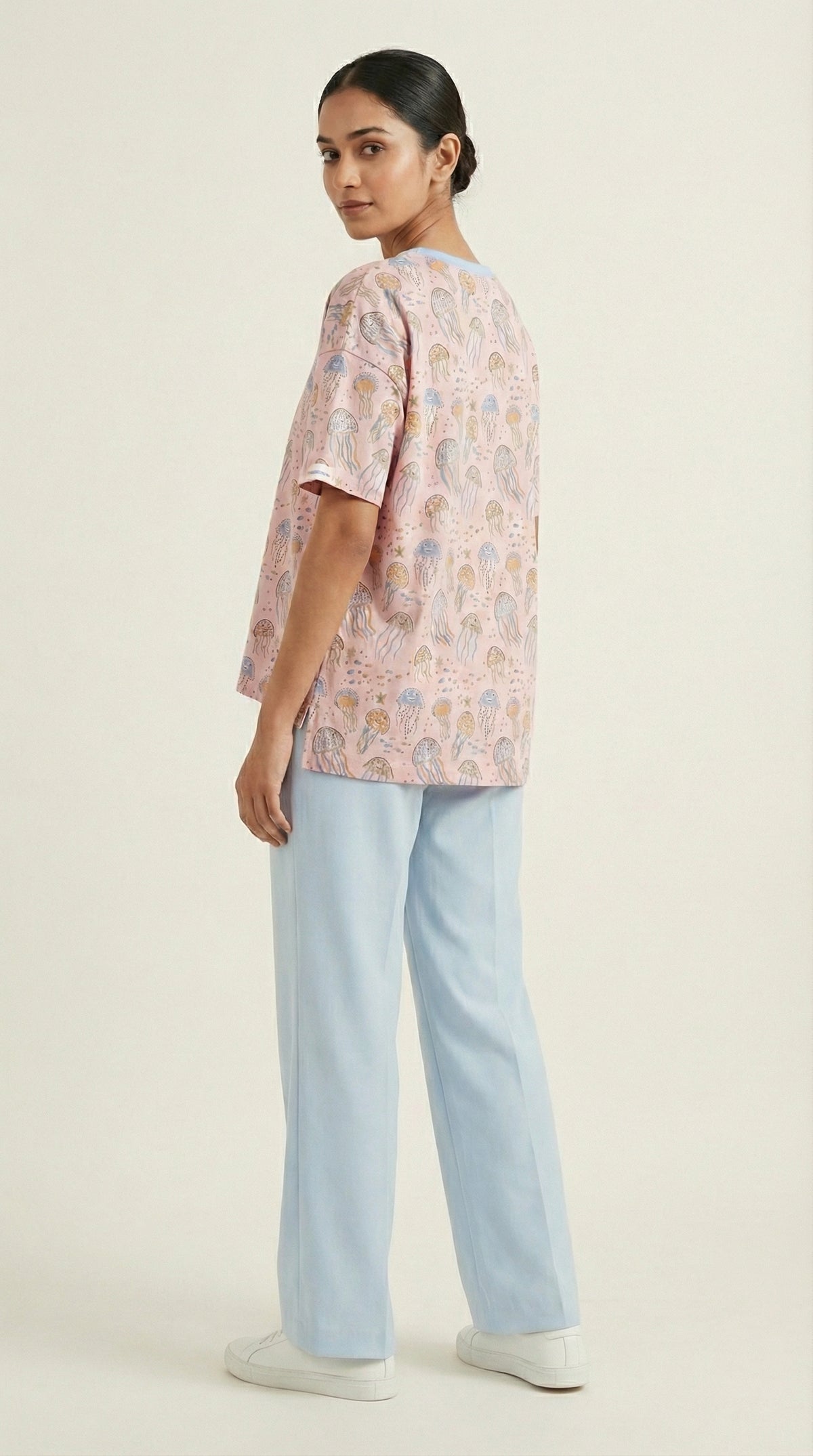 Bubble Blush Cotton T-shirt