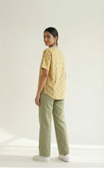 Golden Maze Cotton T-shirt