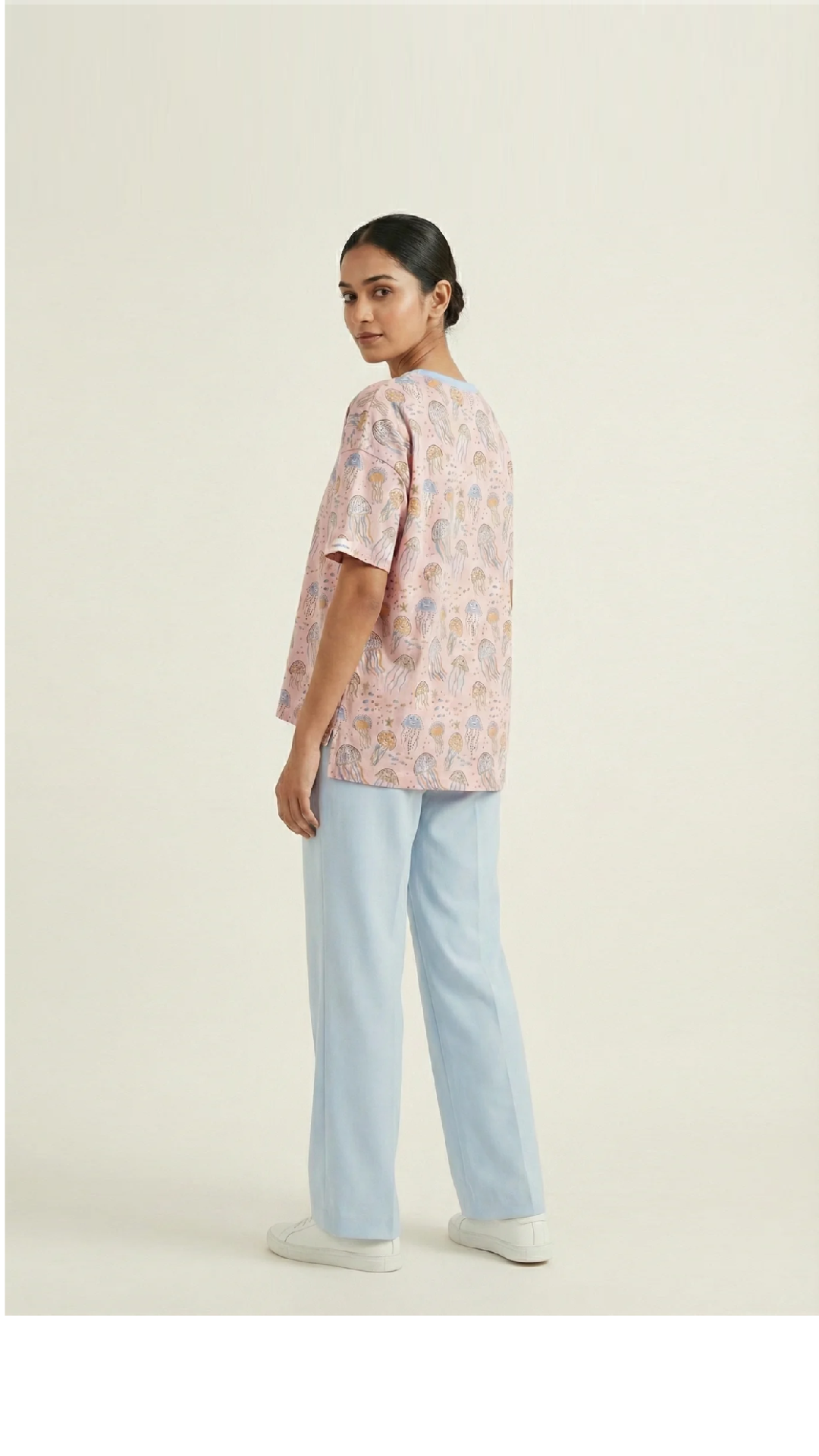 Bubble Blush Cotton T-shirt