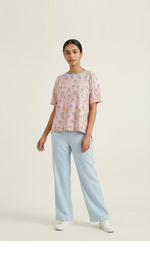 Bubble Blush Cotton T-shirt