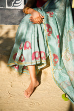 FOIL PRINTED ELEPHANT - Chanderi Saree