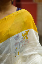 TWILIGHT BLOOM Chanderi Saree