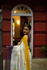 TWILIGHT BLOOM Chanderi Saree