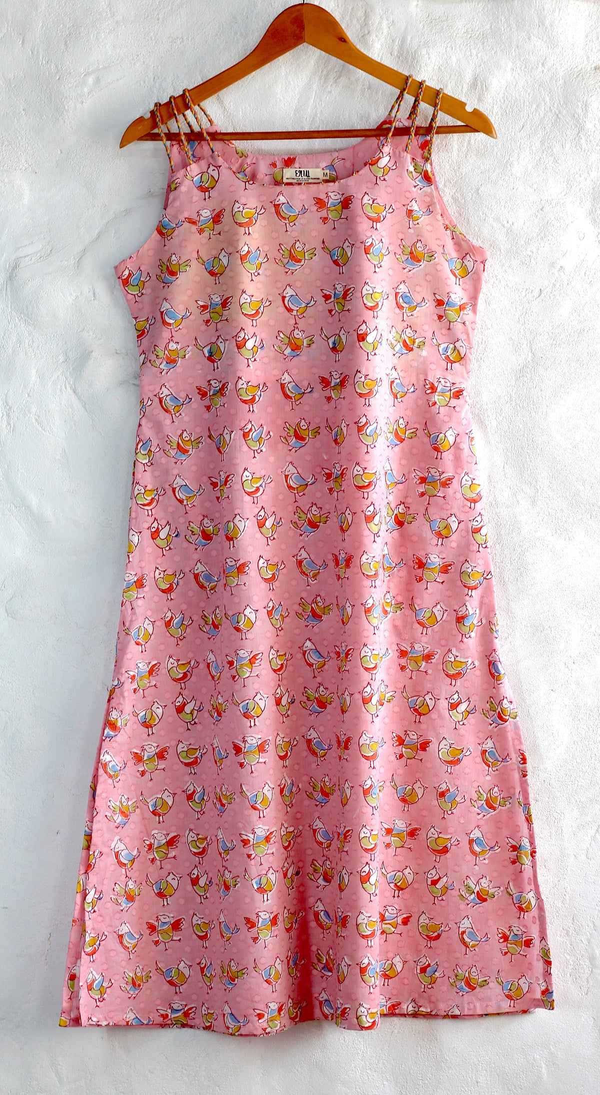 PINK BIRDIE KURTA SET