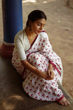 VALLEY OF FLOWER - Mul Cotton Saree