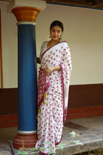 VALLEY OF FLOWER - Mul Cotton Saree