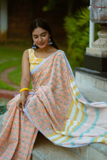 TUM MILE DIL KHILE - Mul Cotton Saree