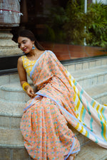 TUM MILE DIL KHILE - Mul Cotton Saree