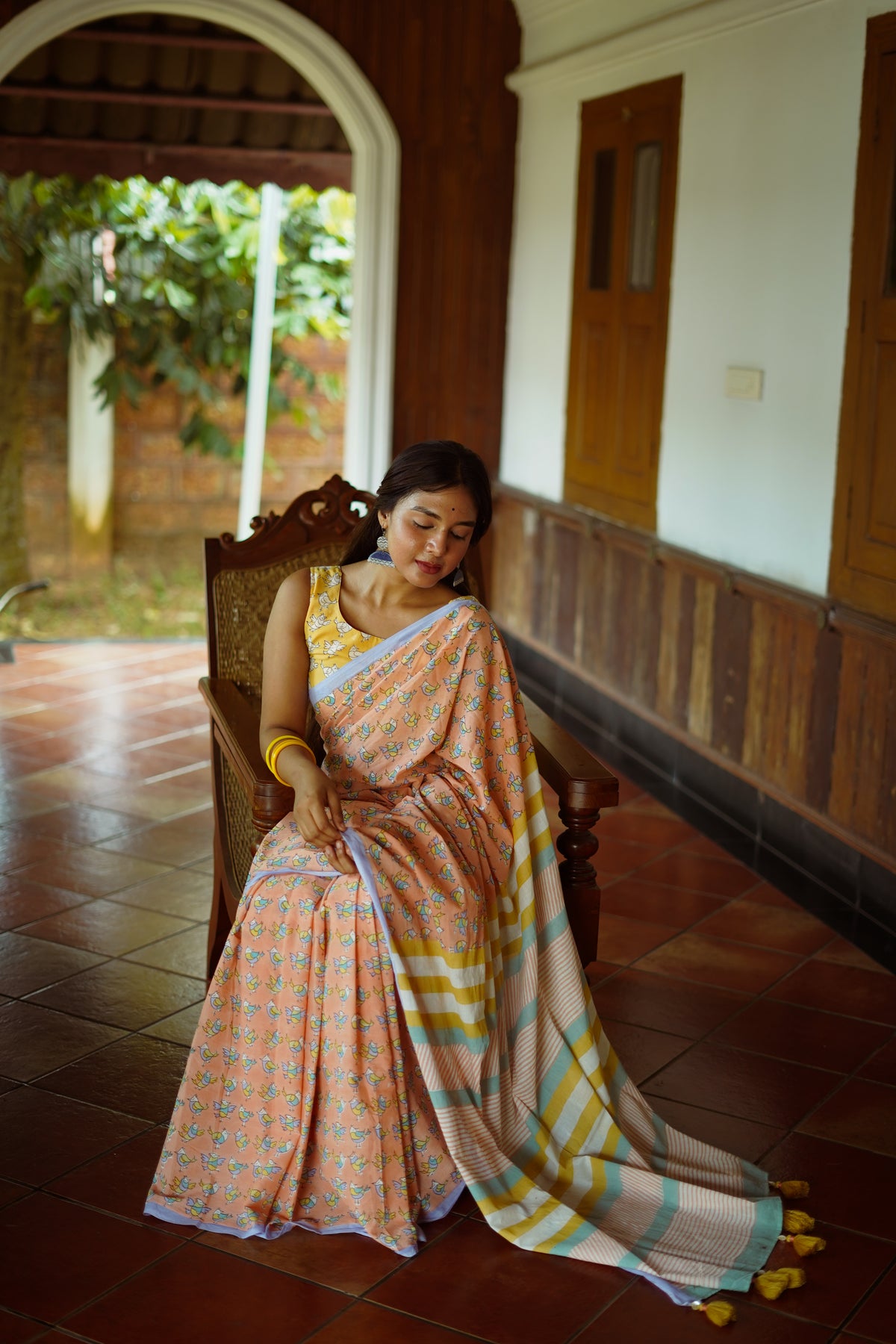 TUM MILE DIL KHILE - Mul Cotton Saree