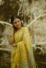PASSION FRUIT - Chanderi Saree
