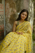 PASSION FRUIT - Chanderi Saree