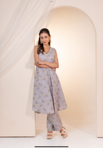 Gray Auto-Rickshaw Kurta set