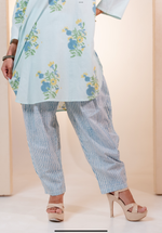 Skyblue Anar Butte Kurta set
