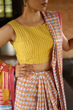 MALALA – Handwoven Mul Cotton Saree